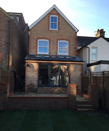 driveways and patios installed in client house