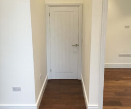 painted door of the room