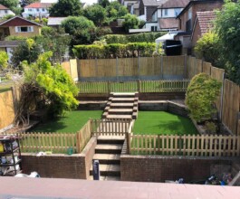 our professionals installed patios