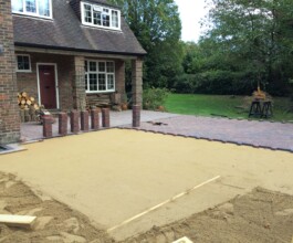 installing driveways in the house