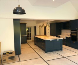 painted and designed room