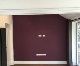 neat and clean painting work