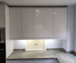 designed the kitchen area