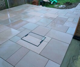 installed patios in the house