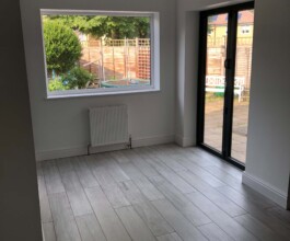 painted room and window