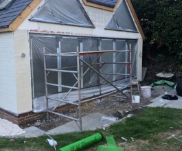 building the new house
