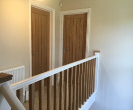 painted doors and stairs